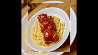 Boulettes aux olives à la sauce tomates [upl. by Anetsirhc694]