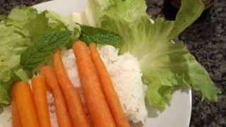 Recipe Making Rice and Carrots together in a rice cooker  cooking with Geoff [upl. by Hannahc]