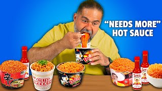 Mexican Dads eat the SPICIEST Noodles [upl. by Adnowat791]