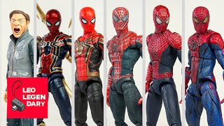 EVERY SpiderMan Movie Figure Tobey Andrew Tom StopMotion Reviews [upl. by Findley]