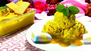 como hacer HELADO DE MANGO CREMOSO y super delicioso [upl. by Mall]