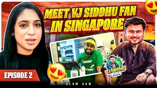 Meet VJ SIDDHU fan in Singapore  GLAM SAM [upl. by Oirom]