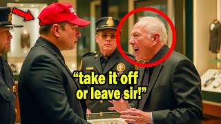 Watch Shop Manager Kicks Out Elon Musk For Wearing MAGA Hat [upl. by Ahsened948]