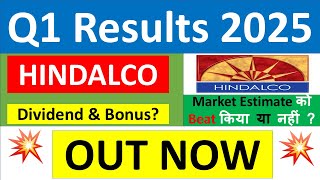 HINDALCO Q1 results 2025  HINDALCO INDUSTRIES results today  HINDALCO Share News  HINDALCO Share [upl. by Ragouzis]