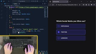 Mastering HTML and CSS Creating Stylish Radio Buttons Tutorial [upl. by Yhtamit]