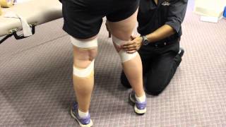 How To Tape Your Knee  HyperExtension [upl. by Eanil]