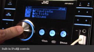 JVC KWXR810 CD Receiver Display and Controls Demo  Crutchfield Video [upl. by Ranzini916]