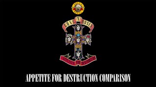 Guns N Roses  Appetite For Destruction 20 Stereo amp 51 Downmix Comparison [upl. by Lewse799]