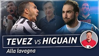 Tevez VS Higuain  Alla Lavagna  Fabio Caressa [upl. by Ariadne]