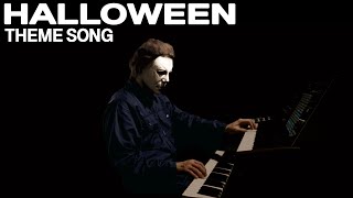 Michael Myers  Halloween Theme Song  VIDEO CLIP Piano amp Synth [upl. by Levins]