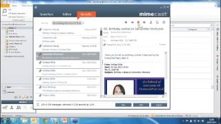 Mimecast Unified Email Management Webinar [upl. by Ocsirf111]