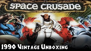 quotHeroQuest IN SPAAACEquot SPACE CRUSADE 1990 Unboxing and Overview [upl. by Ecyrb]