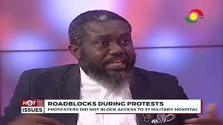 Oliver Barker Vormawor talks antigalamsey demo Police brutality politics  Hot Issues [upl. by Yeslek]