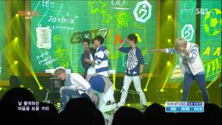 GOT7 quotAquot Stage  SBS Inkigayo 20140706 [upl. by Nyrhtakyram855]