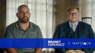 Customer Story  John Wilson CISO and Rene Novoa VP of Forensics HaystackID [upl. by Niels]