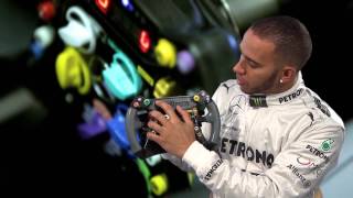 Mercedes AMG Petronas  Le volant de F1  Lewis Hamilton et Nico Rosberg [upl. by Findlay]