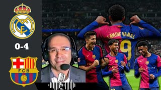 Real Madrid 0 × 4 Barcelona  El ClasicoArabic Commentary🔥 [upl. by Porte]