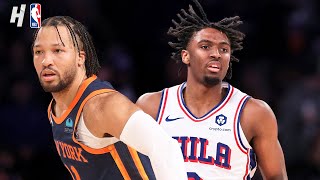 Philadelphia 76ers vs New York Knicks  Full Game Highlights  March 12 202324 NBA Season [upl. by Wallas]