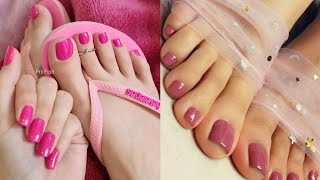 Top 20 toe nail colors designs ideas Latest top trending toe nail pedicure designs collection 2024 [upl. by Nesbitt97]