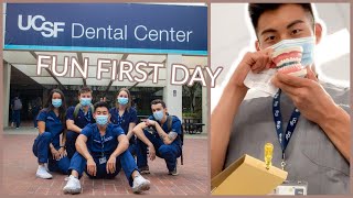 FIRST DAY OF DENTAL SCHOOL VLOG  MEETING CLASSMATES CHOOSING LOUPES PRESENTS [upl. by Corsetti]