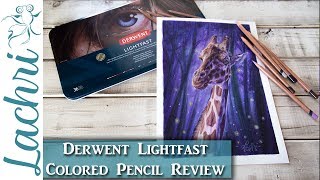 Derwent Lightfast Colored Pencil Review amp Tips  Lachri [upl. by Dripps705]