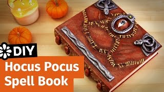 DIY Disney Hocus Pocus Spell Book  Halloween Collab  Sea Lemon [upl. by Kyle]