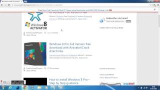 Windows 8 Activator Free Download [upl. by Ecilahc]