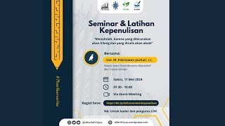 Workshop Kepenulisan LDK Al Fatih [upl. by Weisberg]