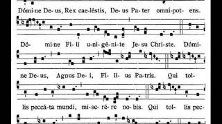 Gloria II from Missa IIGregorian Chant [upl. by Lehsar]