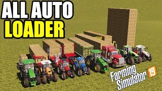 Farming Simulator 19  ALL AUTO LOADER TRAILER  Square Baless [upl. by Alvita]