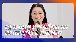 Can exmayor Alice Guo still file her certificate of candidacy  TeleRadyo Serbisyo [upl. by Gayle]