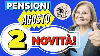 🟢 PENSIONI AGOSTO 👉 le DUE NOVITÀPARTICOLARITÀ IN ARRIVO con questo pagamento 💰 ⚡️ [upl. by Lytle565]