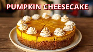 The Best Vegan Pumpkin Cheesecake Recipe Youll Ever Taste [upl. by Giulia]