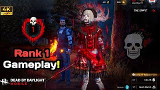 17 Minutes Of Rank 1 Spirit Gameplay  Dbd Mobile [upl. by Reinhard]