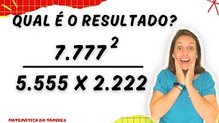 SABE O RESULTADO EXPRESSÃO NUMÉRICA [upl. by Reede]