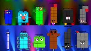 Ultimate  DateBlocks Band All first days of months But My MonthBlocks Band Band Version [upl. by Nosirrag]