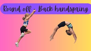 The ULTIMATE Round off back handspring drills [upl. by Sink]