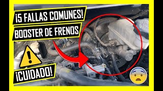 🔥5 Sintomas de Falla Del BOOSTER De FRENOS Dañado o Fallando 🔥DEBES DE VERLO🔥 [upl. by Starlene]