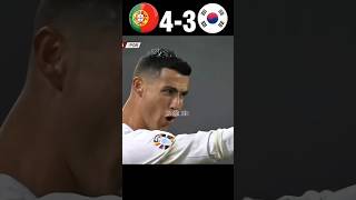 Ronaldo Hatrick 🔥 Purtugal vs South Korea 🥵 football ronaldo youtube shorts [upl. by Leonidas]