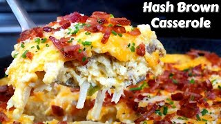 The Best Loaded Hash Brown Casserole  Quick amp Easy Breakfast Recipe [upl. by Simons]