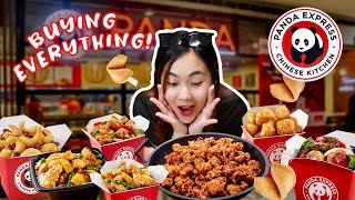 BUYING EVERYTHING IN THE MENU PANDA EXPRESS EDITION [upl. by Relly]