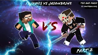 Xdjames Vs Jasonbrine In The Multiverse  Minecraft Animation [upl. by Call]