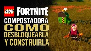 Cómo desbloquear y construir una Compostadora  LEGO Fortnite  Guía [upl. by Acilef463]