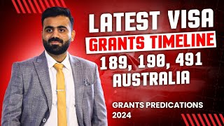 Australia Visa Processing Grant Time 491 190 189  Australian Immigration News Update 2024 [upl. by Mehelhteb]