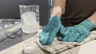 How to make Nickel Hydrazine Nitrate NHN using hydrazine sulfate [upl. by Kamilah412]