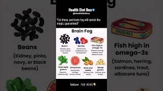 Brain fog vanish like magic  HealthDietDuo shorts [upl. by Snevets437]