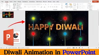 Happy Diwali Presentation In MS PowerPoint  How to Make Powerpoint Presentation on Diwali [upl. by Isborne]