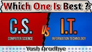 Better College IT Vs Low College CS  Must Watch Video  CS Vs IT what is better for you [upl. by Ecilayram966]