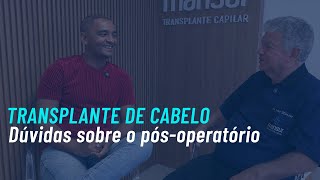 Dúvidas sobre o pósoperatório de transplante capilar [upl. by Adlih]