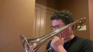 202425 TMEA AllState Jazz Tenor Trombone Etude 2 [upl. by Etiuqram410]